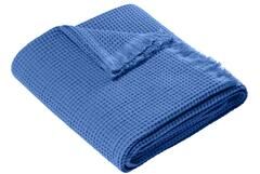 Port Authority BP92 Waffle Throw in Ultramarine Blue size OSFA   Cotton