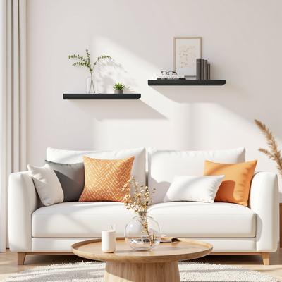 Homy Casa Wall-Mounted Floating Shelf, Set for Living, Modern Sturdy