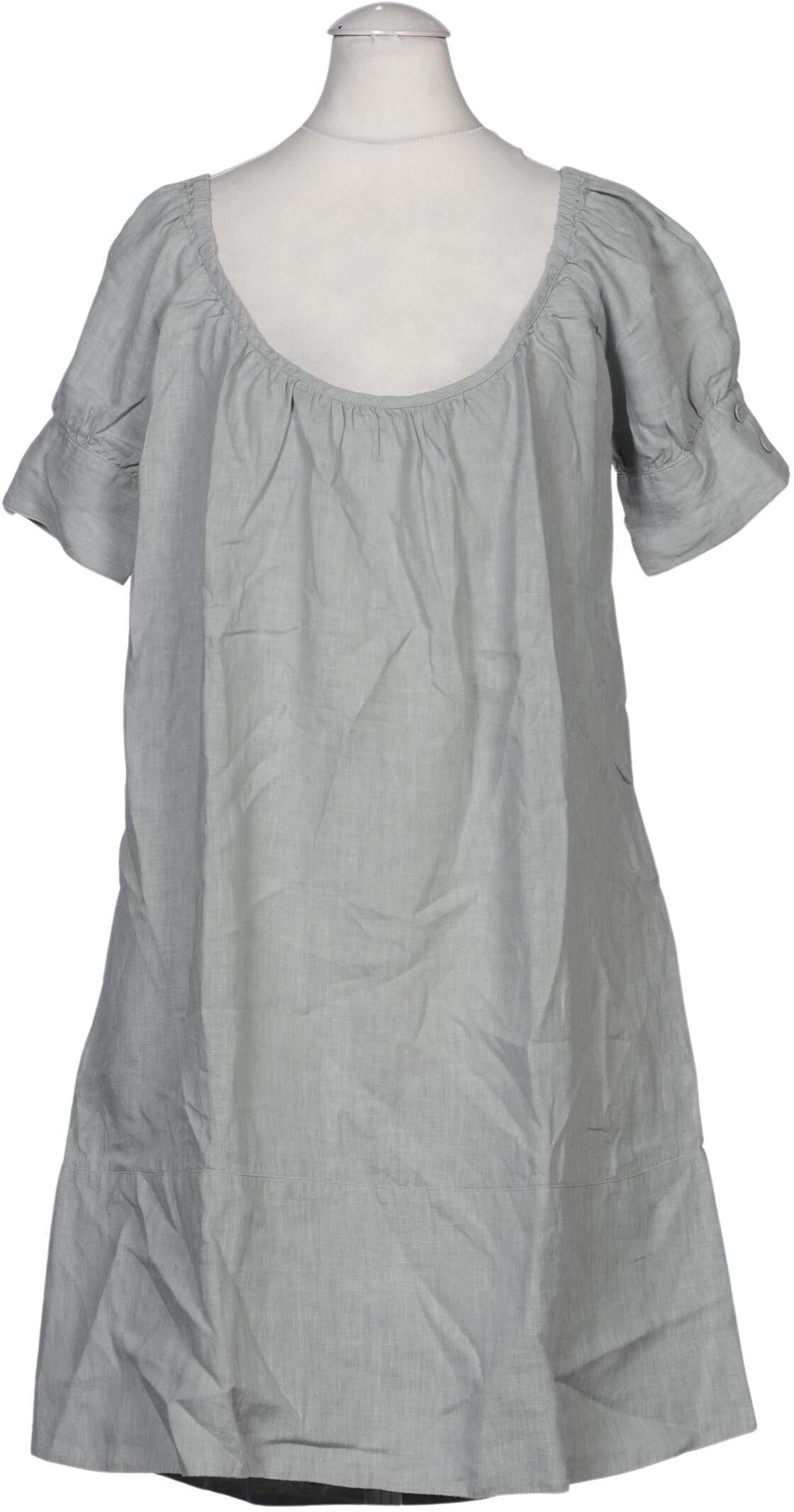 Robert Friedman Damen Kleid, Grau, Gr. M, Leinen - Second Hand
