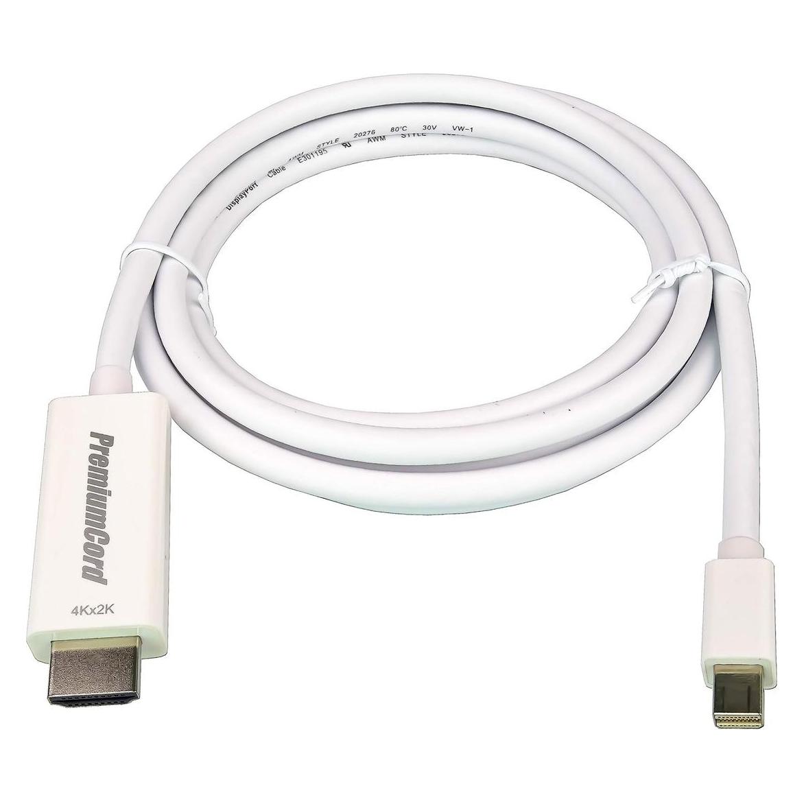 PremiumCord mini DisplayPort 1.2 na HDMI 2.0 (2 m) (KPORTADMK04-02)