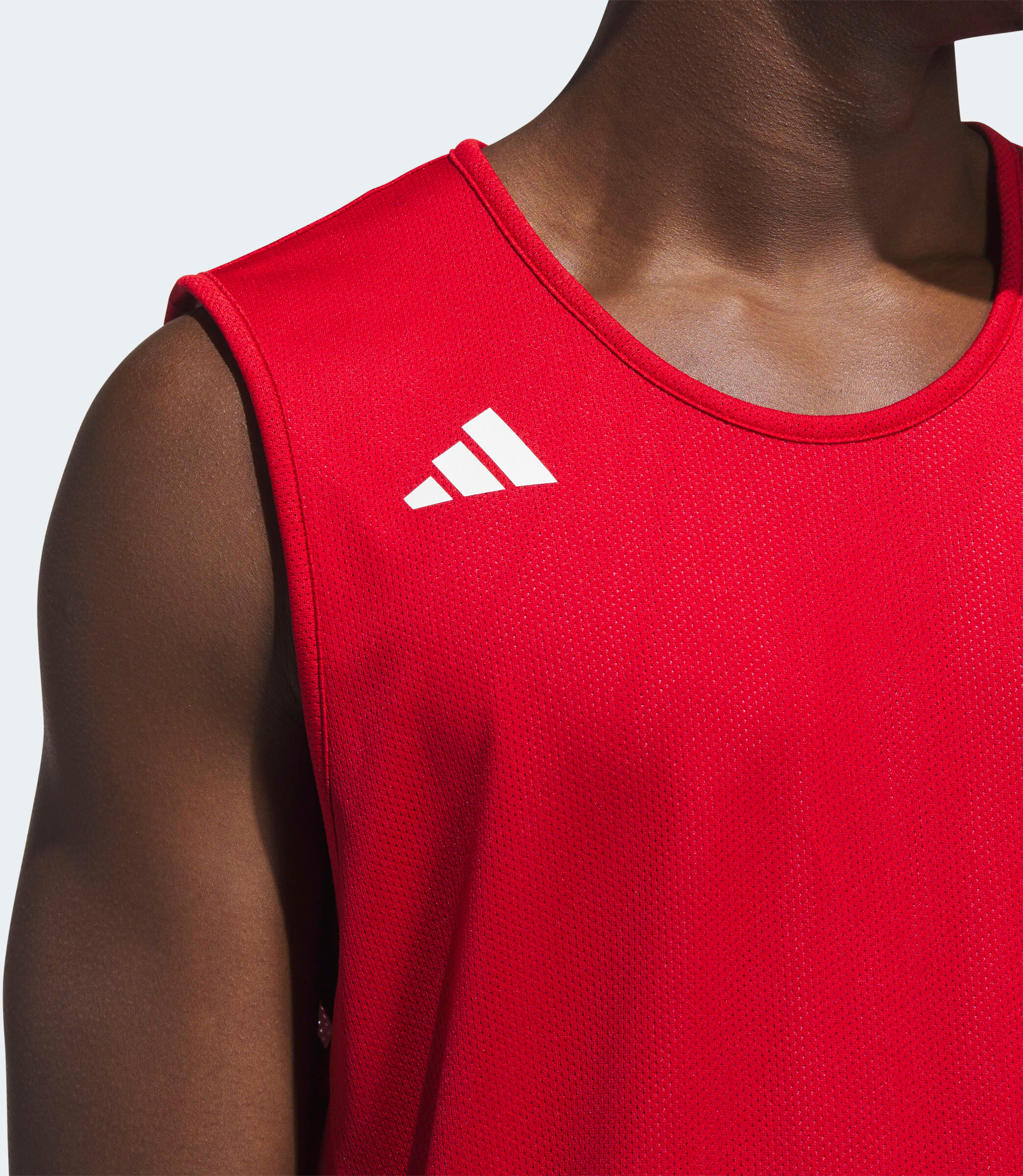 Basketballtrikot ADIDAS PERFORMANCE "3G SPEED AEROREADY WENDETRIKOT", Herren, Gr. XL, rot (team power rot, weiß), Obermaterial: 100% Polyester, Trikots Basketballtrikot team power rot, weiß XL