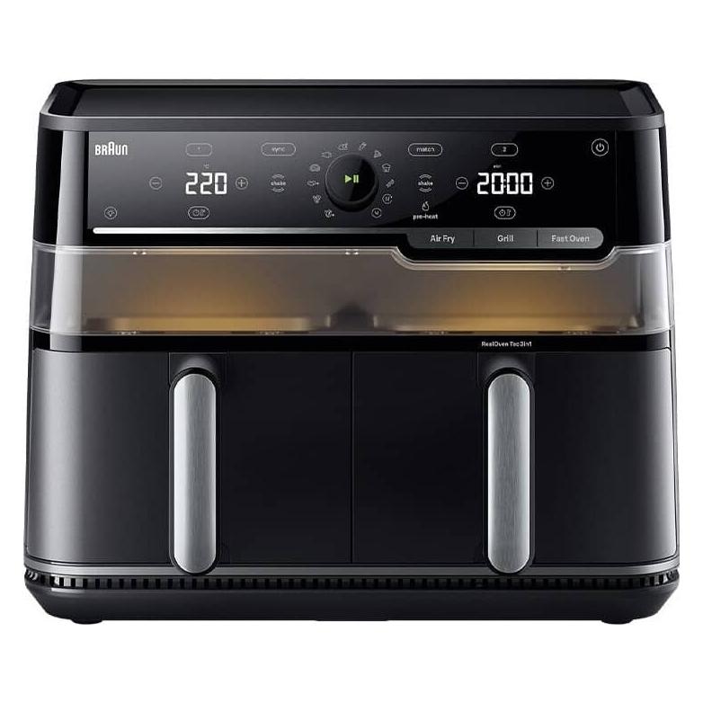 Braun TD5073IBK Twin Cook 5 Heissluft-Fritteuse 2x 5L (5 l) (8021098006554)