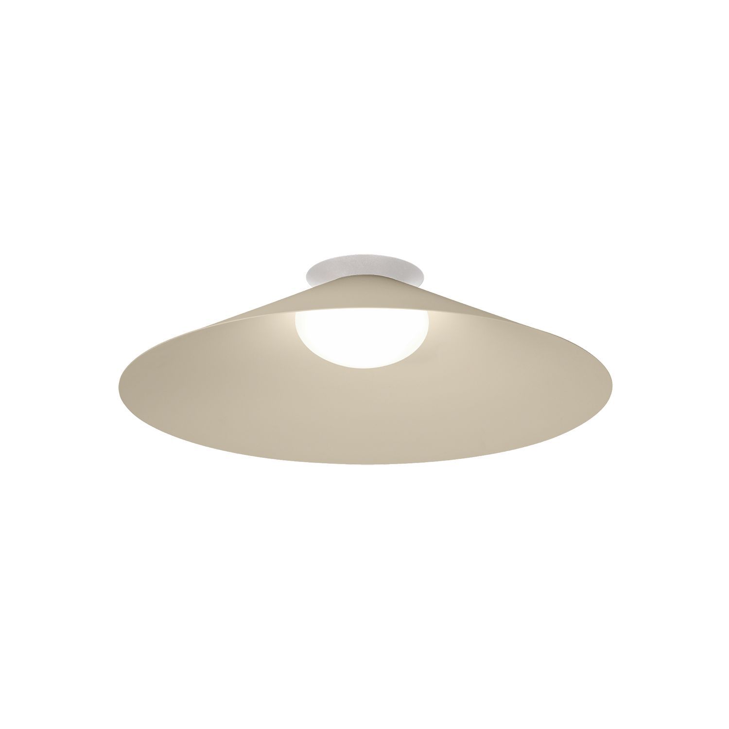 Wever & Ducré LED-Deckenleuchte CLEA CEILING SURF 1.0 LED 3000K SG seidengrau 3000K 181184SG5 5404037312443