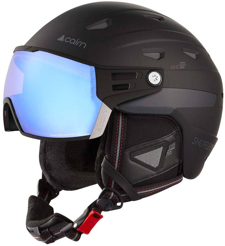 Cairn  - Xplorer Visor Evolight Black - M - Casque de ski avec visière