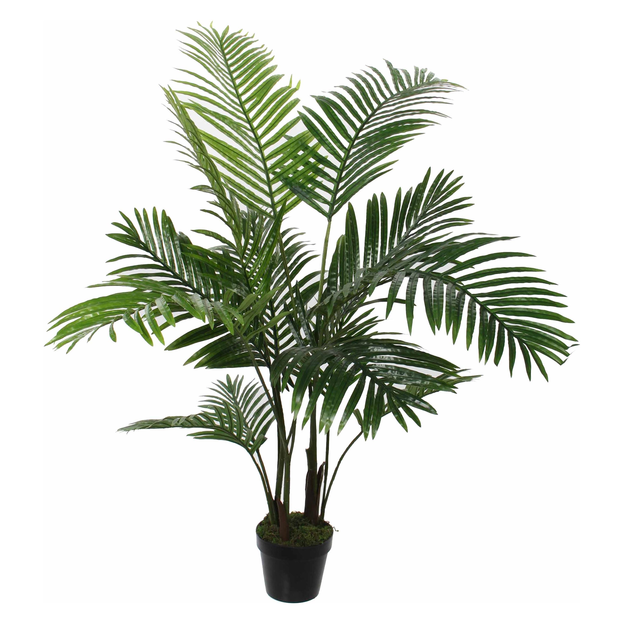 Mica Kunstpalme Areca Palme Decorations H 110 cm Ø 100 cm grün (120 cm) (1026426)