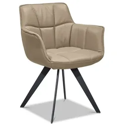 Musterring Stuhl Tamina Leder Beige Sand
