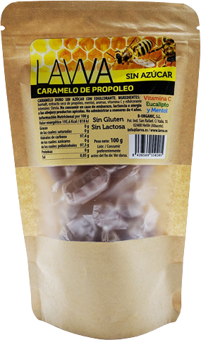 Lavva Propolis, Vitamin C, and Menthol Candies Bag 100 gr