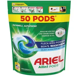 ARIEL Waschmittel »UNIVERSAL+ Allin1 PODS« 50 WL grau