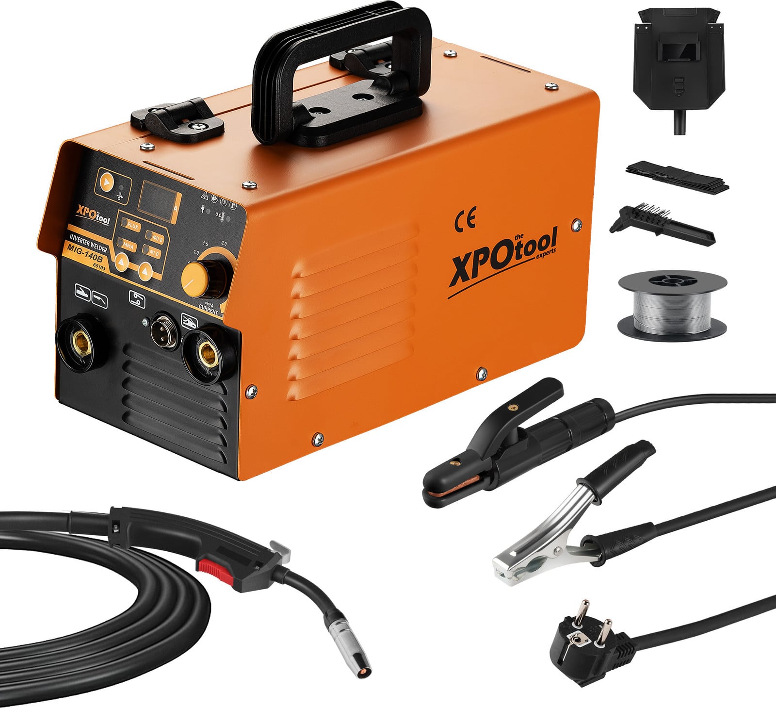 XPOtool Digital IGBT Lasapparaat 30-120 A, Inverter MMA Lasapparaat met LED-display en Accessoires