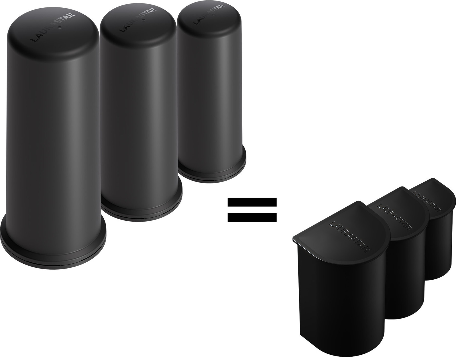 Laurastar waterfilterpatronen, 3 stuks
