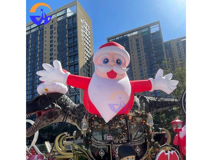Modèle gonflable du Père Noël - Décoration extérieure pour les événements et les fêtes de Noël et du Nouvel An
