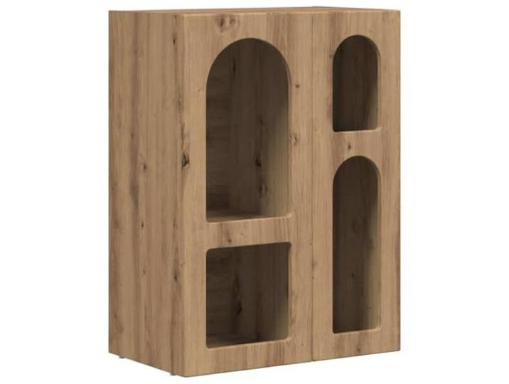 Sideboard ELST Artisan-Eiche 59 x 35 x 80,5 cm Holzwerkstoff Modernes Design, klare Linien, schlichte Optik, Esszimmer, Wohnzimmer, Holzwerkstoff, einfache Pflege