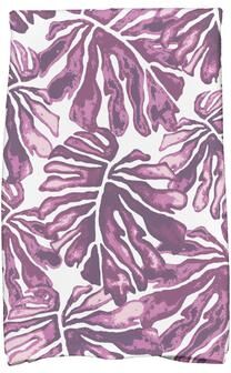 E by Design Palm Leaves Floral Print Kitchen Towels