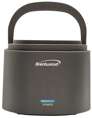 Brentwood 0.6L Portable Leakproof Electric Lunch Box in Gray