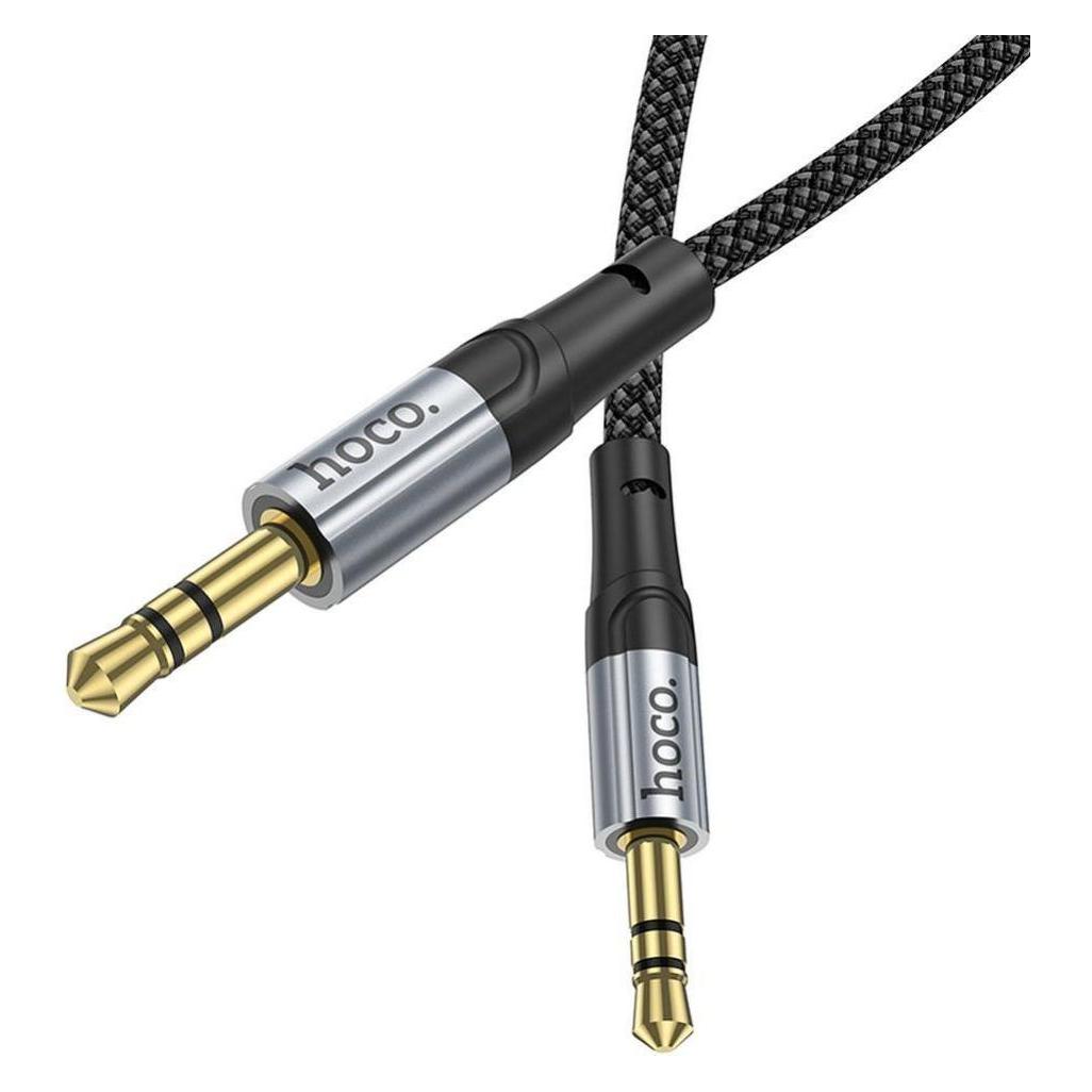 Hoco 3.5mm to 3.5mm Audio Kabel UPA26, 1m, Schwarz (1 m, AUX Kabel) (54394361)