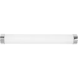 OSRAM Obris Tube Frost Glass Wandlampe & Spiegelleuchte fürs Badezimmer Dimmbar 40cm IP44 Chrom - mit umschaltbarer Farbtemperatur