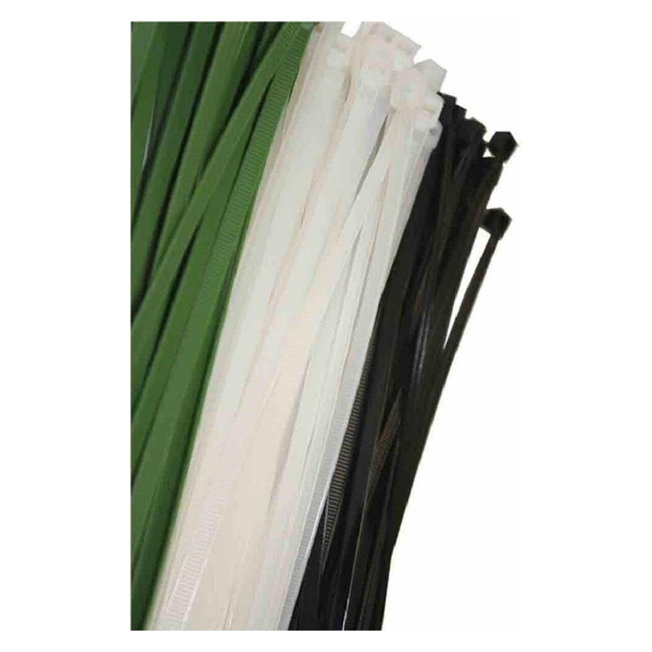 EDM Kabelbinder aus Nylon 48409 Schwarz 300 x 8 mm (100 Stück) (Kunststoffkabelbinder, 300 mm, 100 Stk.) (45272241)