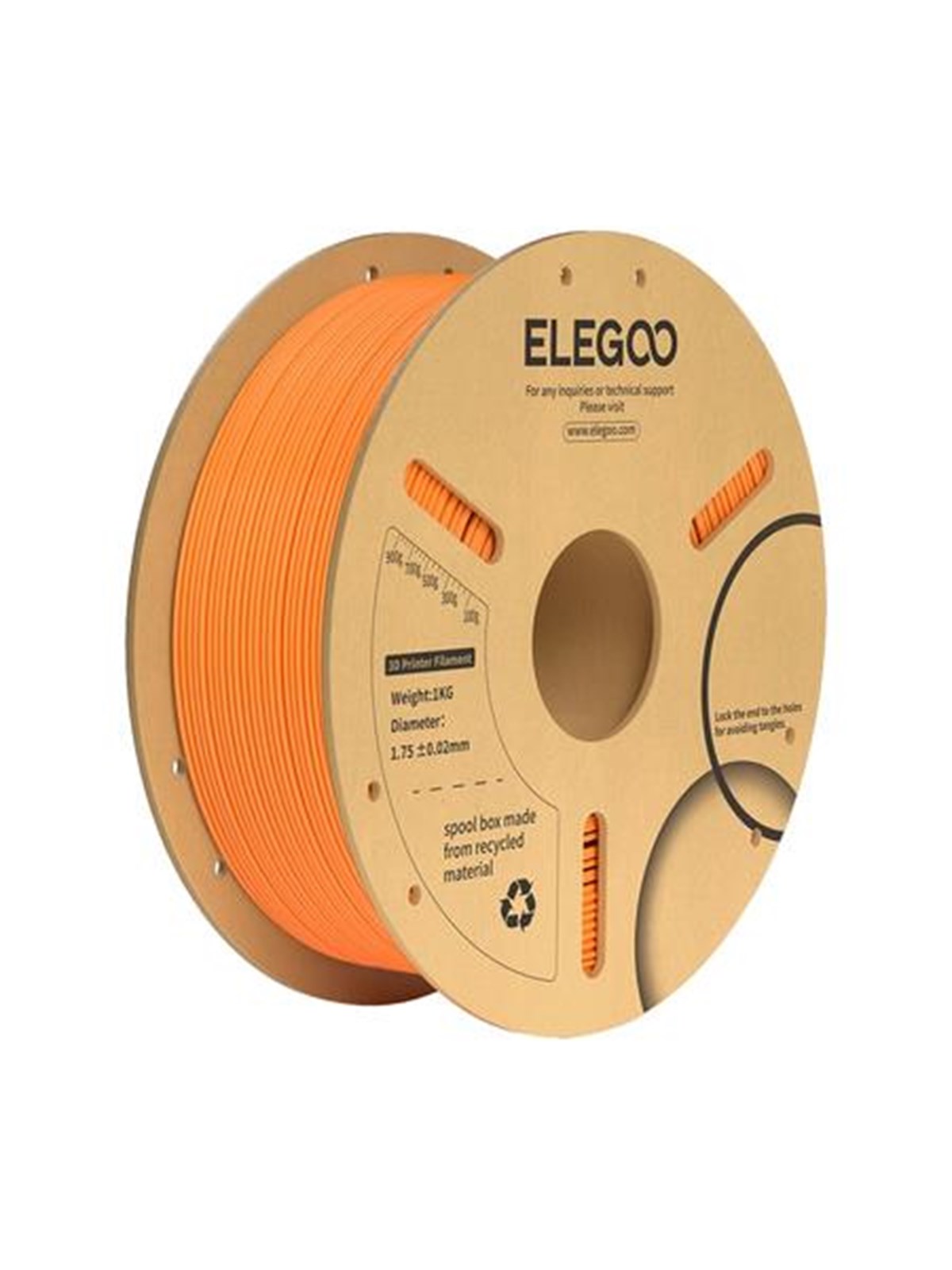 Elegoo PLA+ Filament - Orange, 1kg