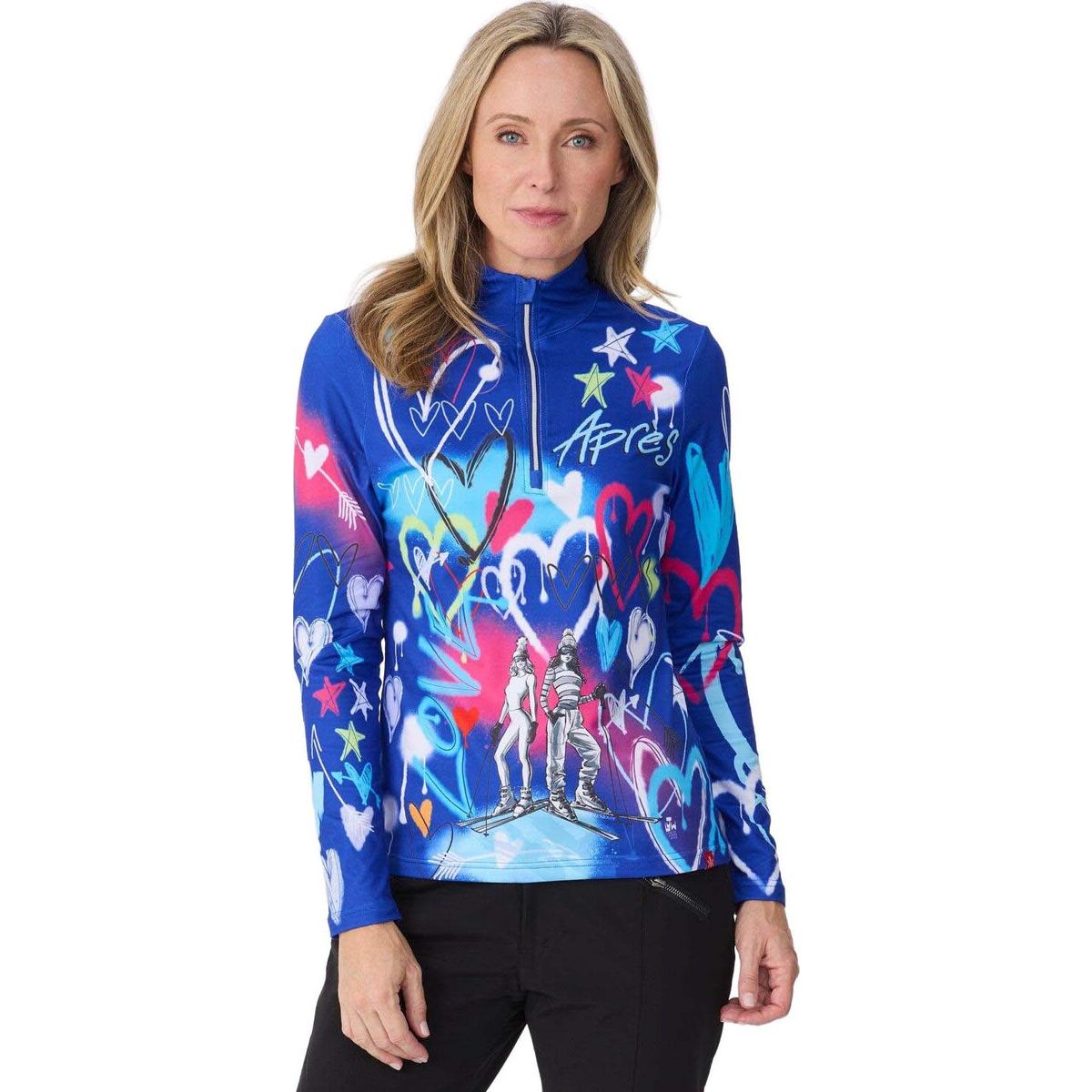 Krimson Klover Graffiti Girls Top cobalt blue (911) S KK-F26505-911-S