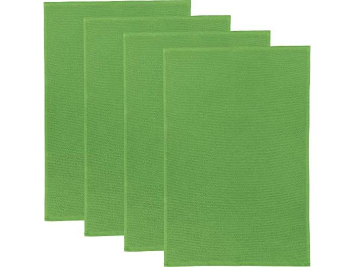 Erwin Müller Reinigungstuch, Putztuch, Multifunktionstuch 4er-Pack grün Größe 50x70 cm - saugstark, zum Putzen oder Staubwischen, robust und langlebig, mit Frottierseite