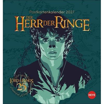 Herr der Ringe Postkartenkalender 2027