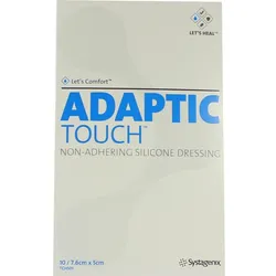 Adaptic Touch 7.6x5cm Non-Adher.sil.d.wundgaze 10 ST