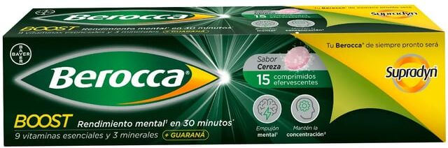 Berocca BOOST 15 Comprimidos Efervescentes