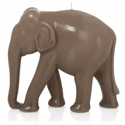 Wiedemann Kerzen Wachsobjekt, Tierobjekt Kerze Elefant Schlamm, 195 x 220 mm, 1 Stück