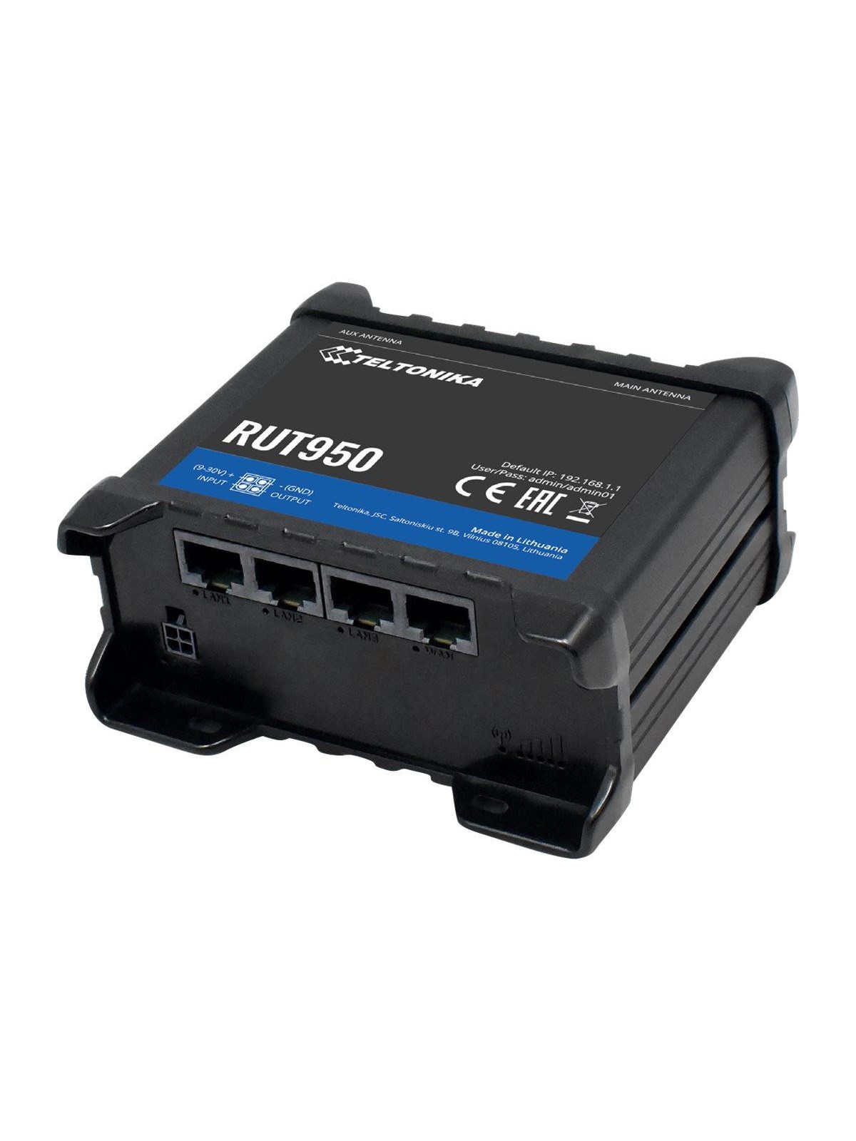 Teltonika RUT950 (RUT950 U022C0) Standard Package with Euro PSU - Wireless router N Standard - 802.11n