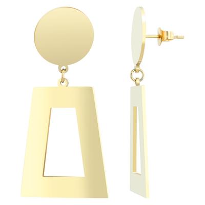 Paar Ohrstecker ADELIA´S "Damen Ohrstecker aus Edelstahl", silber, Ohrringe, Damen, Damen, Edelstahl