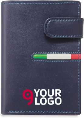 Portafoglio ITALIA in Pelle Pierre Delon Personalizzate o neutre