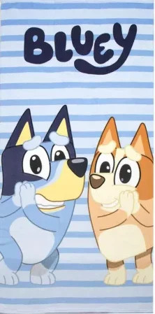 Bluey en Bingo Strandlaken voor kinderen - 70 x 140 cm - Polyester