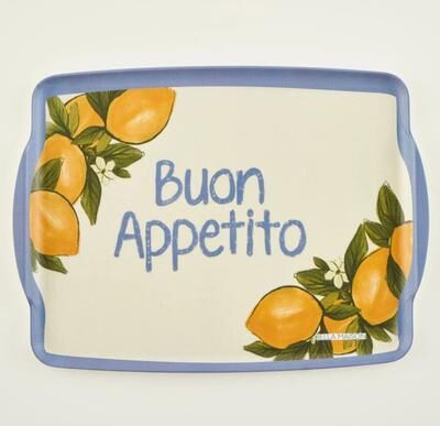 Bella Maison Lemoncello Melamine Serving Tray