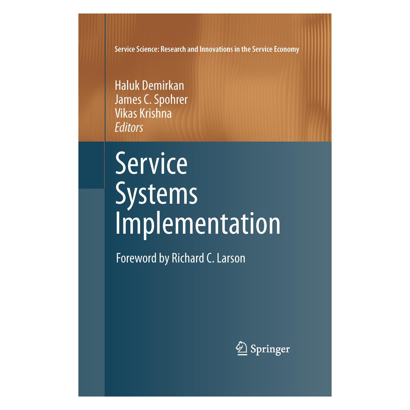 Springer Service Systems Implementation (9781441979032)