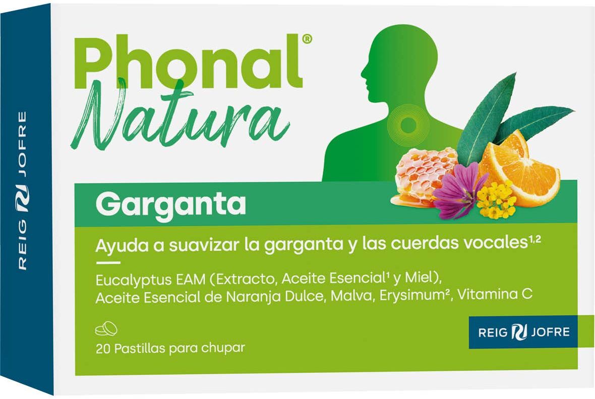 Phonal Natura Garganta 20 Tabletas