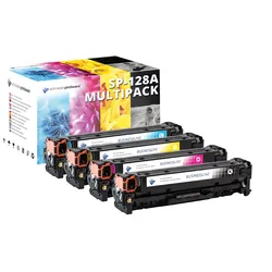 Kompatibel Toner 35% mehr Leistung 128A für HP Color Laserjet  CP1525nw -Set