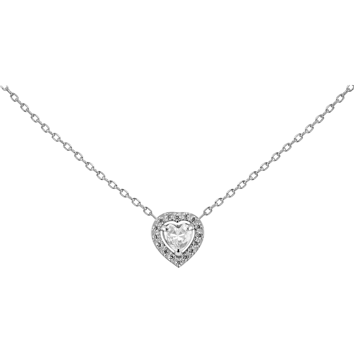 Jacques Lemans Halskette Edelstahl mit Zirkonia