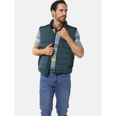 Steppweste BABISTA "Steppweste FARON", Herren, Gr. 48, blau (petrol), Obermaterial: 100% Polyester COOLMAX PES(Coolmax)., Westen Steppweste
