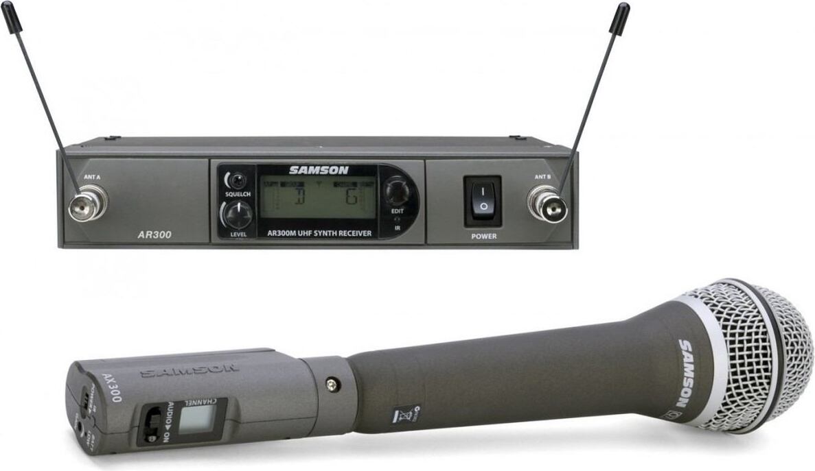 Samson AirLine Synth Handheld Drahtlossystem UHF True Diversity für Sprache und Gesang