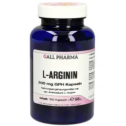L-arginin 500 mg GPH Kapseln 160 St