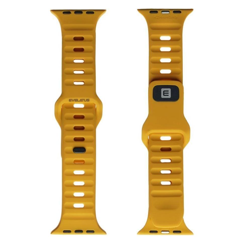 Evelatus Strap Watch 42/44/45 Sport Silicone Loop Gold (Silikon) (EVELATUS)