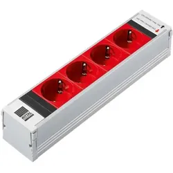 Rittal, Steckdosenleiste, PSM Plus Steckdosenleiste (Plug-In-Modul) (4x, CEE 7/4)