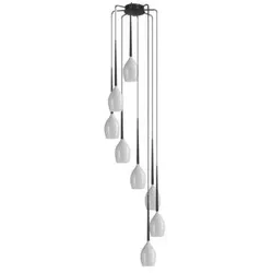 Azzardo AZ0160 Pendelleuchte Izza 8 8x50W | E14 | IP20 - weiß