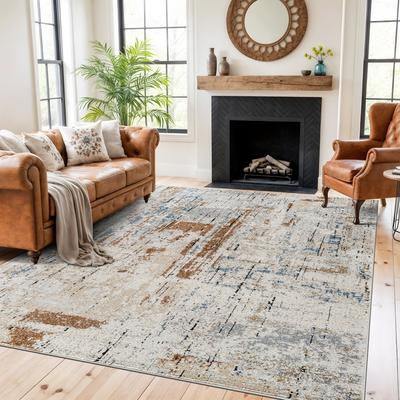 World Rug Gallery Multi-Tonal Abstract Area Rug