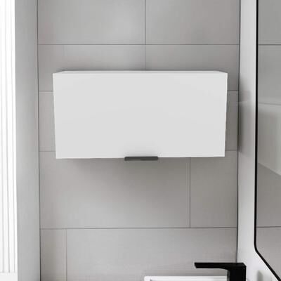 Dovelina Elsah Pull Up Door Wall Cabinet Compact Kitchen Garage or Bathroom 9.9 x 8.5 x 20 Inches