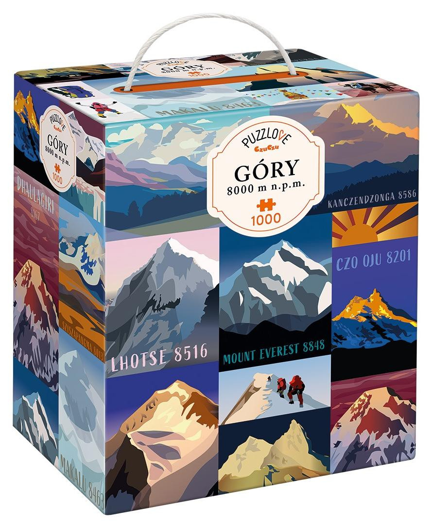 Puzzlove Puzzel van 1000 stukjes met afbeelding Familie in de CzuCzu-bergen