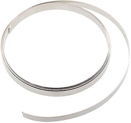 Schmuckdraht, flach, silber, 1 m