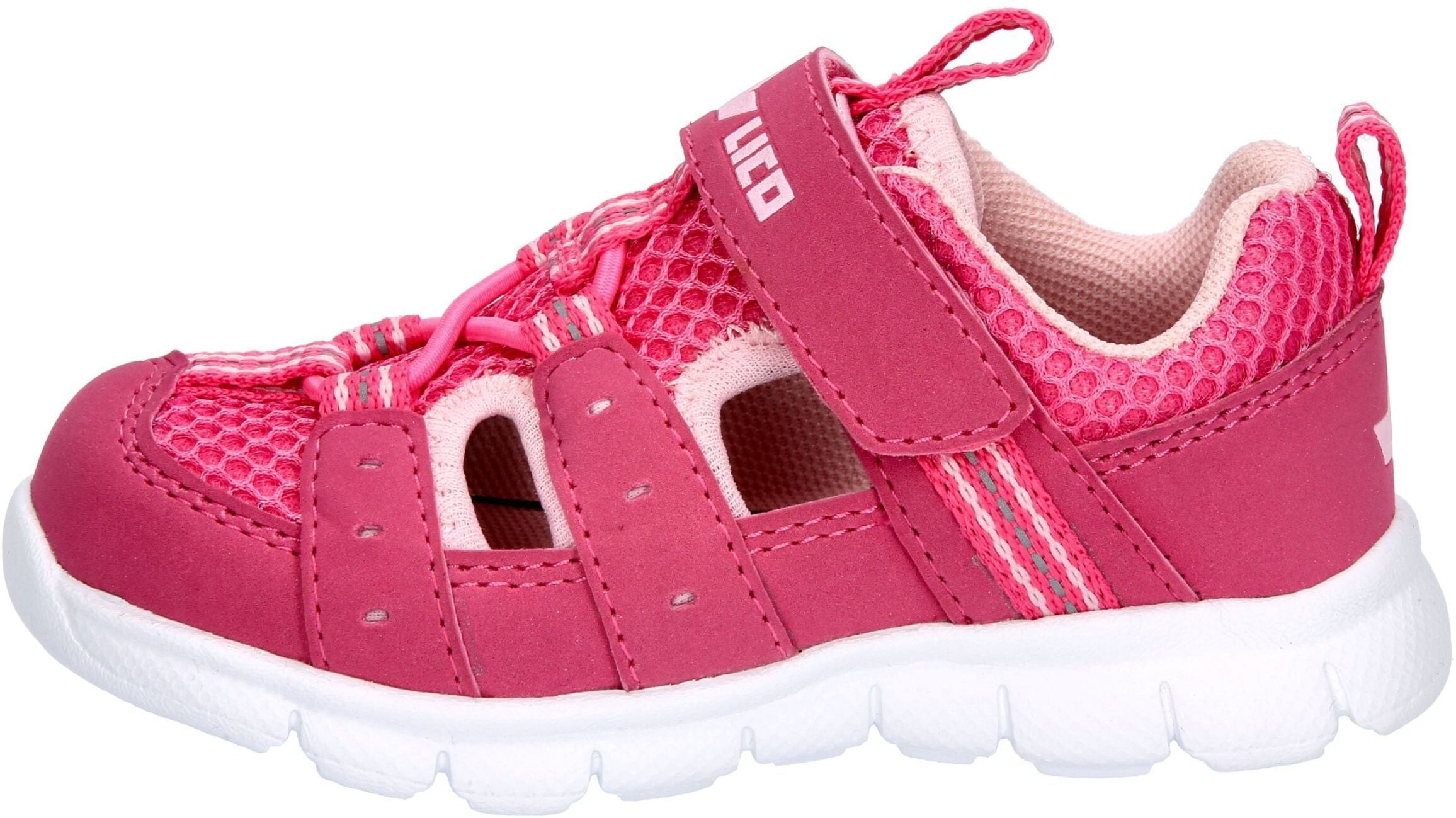 Klettschuh LICO "Freizeitschuh Sorin VS", Mädchen, Gr. 26, rosa, Synthetik, Schuhe Klettschuh rosa 26
