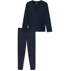 Schiesser Herren Pyjama lang - Fine Interlock 1er Pack