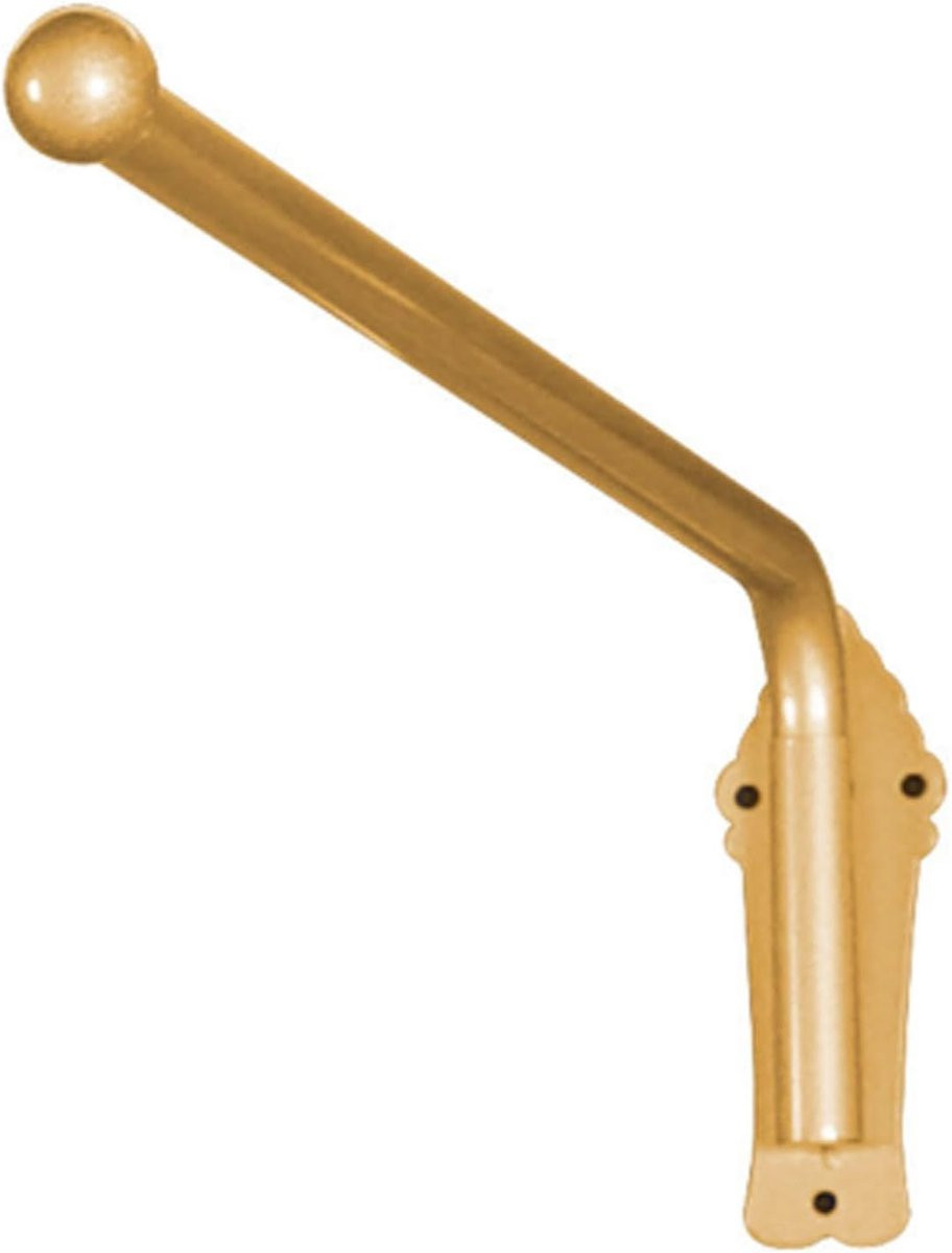 Gouden gordijnroede voor raamdecoratie met draaibare arm, 120 cm, Goud